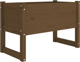vidaXL Planter Honey Brown 78x40x52 cm Solid Wood Pine Vidaxl