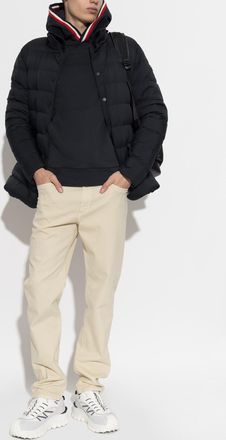 Moncler Hooded Sweatshirt, Mens, Navy Blue