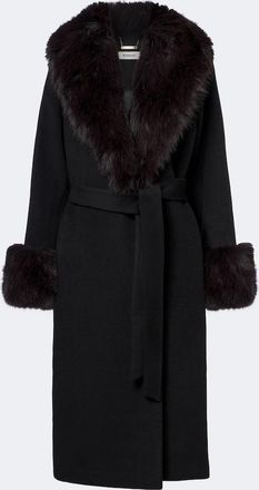 SIMKHAI Kinsley wool-blend wrap coat