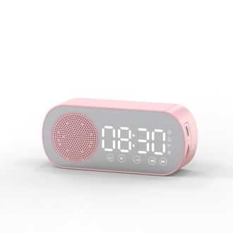 OEM Radio Despertador Digital: Despertador Port&aacute;til Con Altavoz Bluetooth Y Gran Pantalla Led, Ideal Como Radio Despertador Matutina En El Dormitorio O La