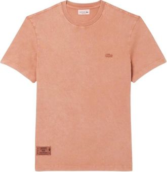 Lacoste Hombre, Camisetas, Naranja, Talla: S