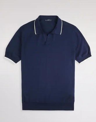 Fay gestricktes Poloshirt