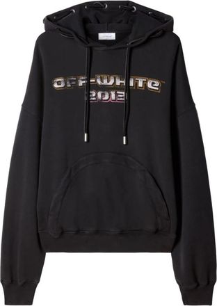 Off-white Stijlvol Sweatshirt - Heren - Hoodies - Grijs - S - Hoodies & sweatvesten