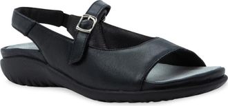 Naot Toka Slingback Sandal in Shiny Black Leather at Nordstrom, Size 11Us