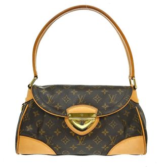 Louis Vuitton Beverly Monogram Canvas Brown Canvas Handbag (Pre-Owned)
