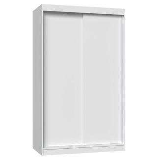 Hucoco Paolo - Armario Con 2 Puertas Correderas - Ancho 120 Cm - Vestidor Con 2 Puertas