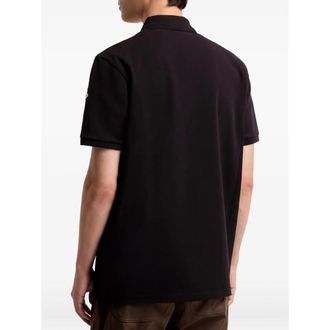 Moncler Cotton Piqu&eacute; Polo Shirt - Black