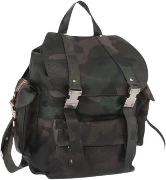 Valentino Pre-owned Backpacks, female, Green, Size: ONE SIZE Pre-owned Vintage Backpack