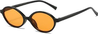 Generic Small Frame Mens Outdoor Commuter Womens Vacation Sunglasses(Orange)