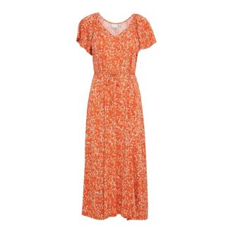 Ichi Abito Midi Ihaya - - Dresses - Donna - Arancione - M