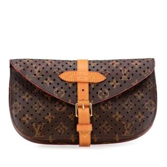 Louis Vuitton Pre-owned Clutches, female, Brown, Size: ONE SIZE Pre-owned Canvas Clutch