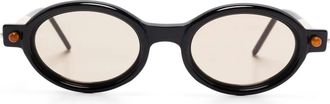 Kuboraum Occhiali da sole tondi P6 - Nero