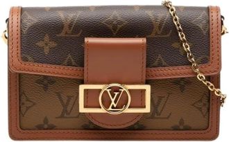 Louis Vuitton Pre-owned Dauphine Crossbody Bag - Dames - Vintage Schoudertas - Bruin - ONE Size - Vintage
