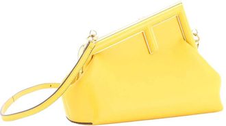 Fendi Yellow Sheep Leather First Bag Small (Authentic Pre-Loved)