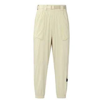 Nike (WMNS) Nike Sportswear Swoosh Woven Bundle Feet Sports Long Pants Gray CJ3777-238