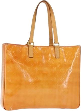 Louis Vuitton Pre-owned Vintage Tote Bag - Dames - Vintage Shopper - Oranje - ONE Size - Leer - Vintage