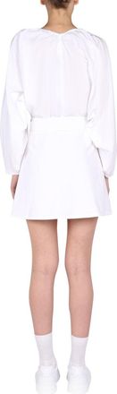 Patou Balloon Sleeves Dress - White