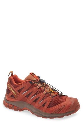 Salomon XA Pro 3D Red Ashes Trail Sneaker in Pecan Brown/Chili/Mustang at Nordstrom, Size 10.5