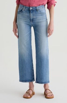 AG - Adriano Goldschmied Saige Mid Rise Ankle Wide Leg Jeans in Helios at Nordstrom Rack, Size 33
