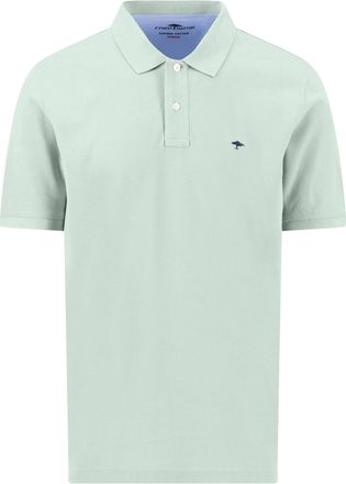 Fynch-Hatton Poloshirt FYNCH-HATTON, Herren, Gr. 4XL, mint, Web, Obermaterial: 100% Baumwolle, unifarben, regular fit normal, ohne Ausschnitt, Shirts Poloshirt, mi