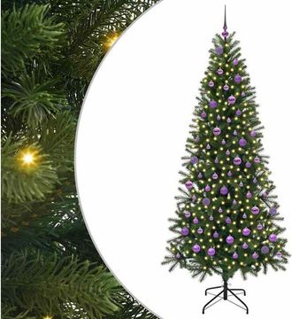 vidaXL &Aacute;rbol De Navidad Artificial Con 300 Led Verde 210 Cm Pe Y Pvc Vidaxl