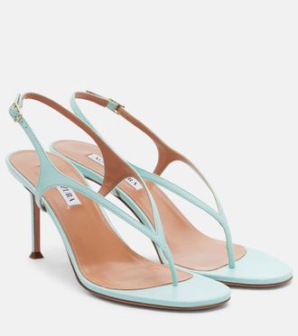 Aquazzura Bikini leather thong sandals