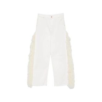 Darkpark Fringed Raw-hem Jeans