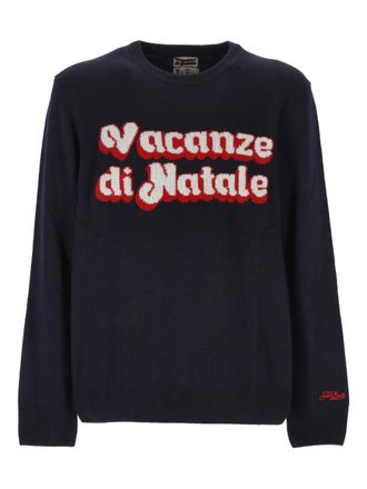 MC2 Saint Barth Maglione con logo - Blu