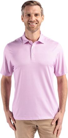 Cutter & Buck Pike Eco Diamond Dot Print Recycled Mens Polo
