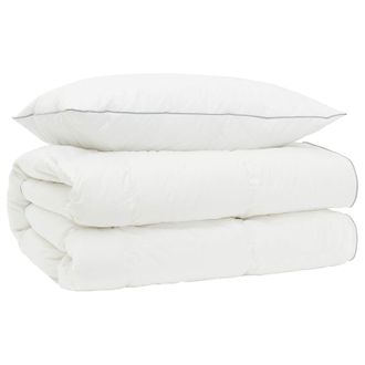 vidaXL Set Di Piumoni In Piume Doca Al 90% Fulda 2 Pz 135 X 200 Cm Vidaxl