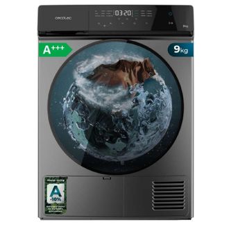 Cecotec Cecotec Secadora De Bomba De Calor 9kg Bolero Dresscode Dry 9400 Inverter Steel, Clase Equivalente A+++, 15 Programas