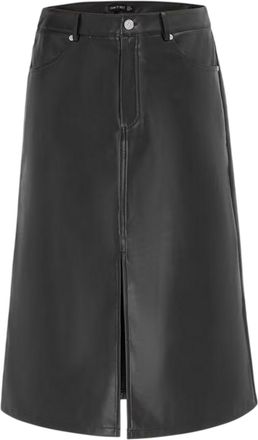 I Saw It First Dames Nepleer Slimme Pantalonrok (Zwart)