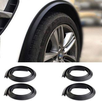OEM Separadores Universales Para Pasos De Rueda, 4 Piezas, Goma Negra, 1,5 Metros, Para Protecci&oacute;n Y Decoraci&oacute;n De Ruedas