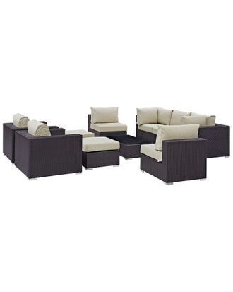 ModWay Convene 10-Piece Outdoor Patio Sectional Set
