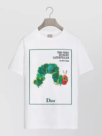 Dior graphic crew neck short sleeve shirt