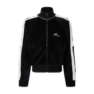 Amiri Training Jackets, male, Black, Size: L Bones Track Jacket
