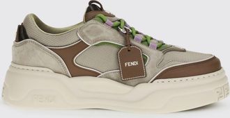 Fendi Sneakers Force Fendi in camoscio e mesh