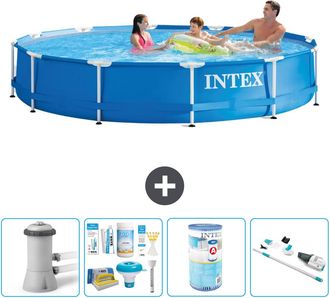 Intex Piscina Con Estructura Redonda - 366x76 Cm - 7-piezas S31778