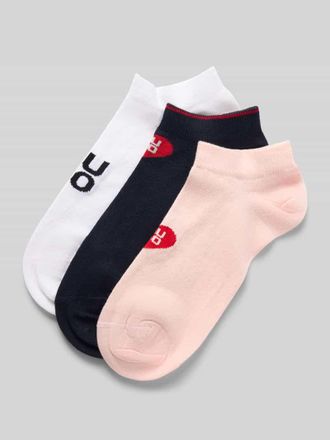 HUGO BOSS F&uuml;sslinge aus Baumwoll-Mix im 3er-Pack in Rosa, Gr&ouml;&szlig;e 35-38