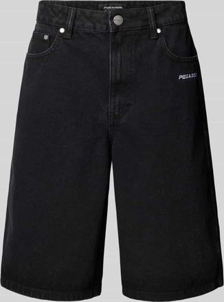 Pegador Bermudas mit Label-Stitching Modell KOLAR JORTS in Black, Gr&ouml;&szlig;e 30
