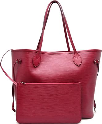 Louis Vuitton Carmine Epi Leather Pouch Tote Bag (Pre-Owned)