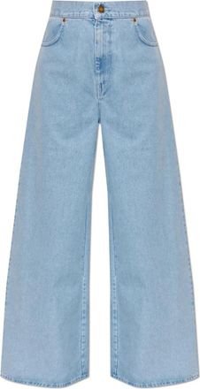 Max Mara Affari Jeans - Dames - Loose Fit Jeans - Blauw - XS - Katoen - Jeans
