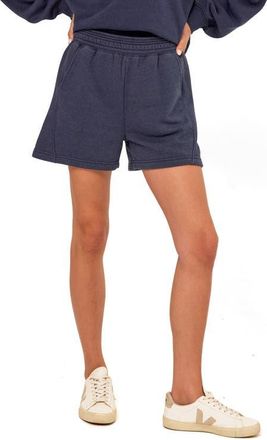 Threads 4 Thought Chantel Mineral Wash Fleece Shorts in Stargazer at Nordstrom, Size Xx-Large