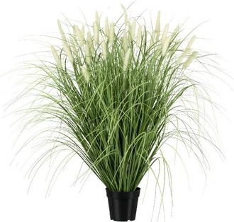 Gasper Kunstpflanze Pennisetum-Gras im Topf, Gr&uuml;n H: 90 cm