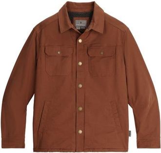 Royal Robbins El Cap Cotton Blend Shacket in Saddle at Nordstrom, Size Xx-Large