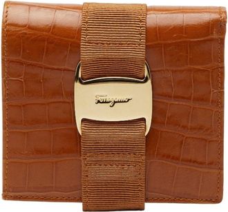 Ferragamo Leather Wallet (Bi-Fold) (Pre-Owned)