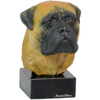 OEM Bullmastiff, Bulmastif - Estatuilla Pintada, Figura, Realizada Por El Artista, Marca Art-dog