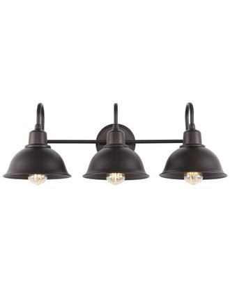 Jonathan Y Designs Jonathan Y Frisco 26.5In 3-Light Shade Vanity