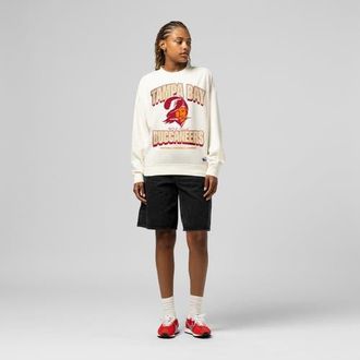 Mitchell & Ness Womens Mitchell & Ness Cream Tampa Bay Buccaneers Tonal Arch Sweatshirt at Nordstrom, Size Xx-Large