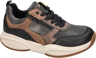 Xsensible Schoenen, Dames, Zwart, 38 1/2 EU, Leer, Swx 19 Sneaker